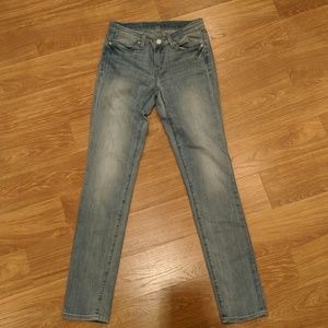 Calvin Klein light wash skinny jeans